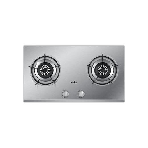 【长春】【海尔】灶具_4.1kW嵌入式不锈钢燃气灶，劲燃猛火_JZT-Q203BL(12T)【不含安装】 商品图1