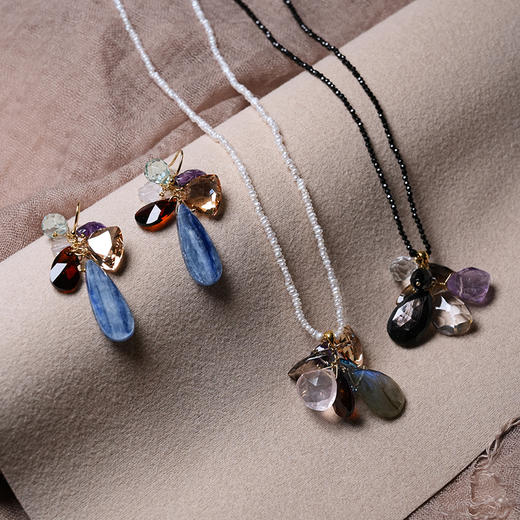 北京仓｜Chan Luu-Trove-彩色 多宝石 吊坠 耳环［美国设计师］ 商品图3