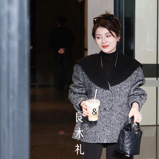 【预售7天】良木礼羊毛翻领大衣（D25103883） 商品图3