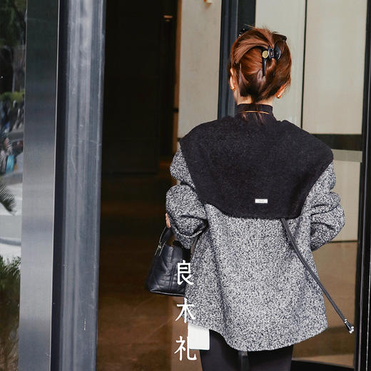 【预售7天】良木礼羊毛翻领大衣（D25103883） 商品图2