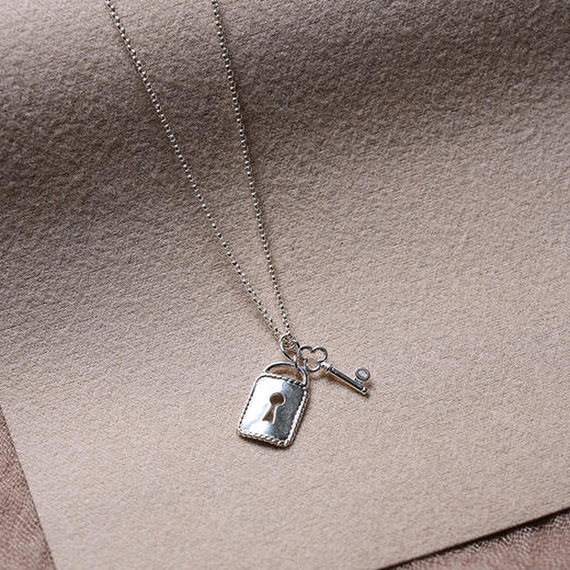 北京仓｜Chan Luu-Mini Padlock-银色 挂锁 吊坠 项链［美国设计师］ 商品图2