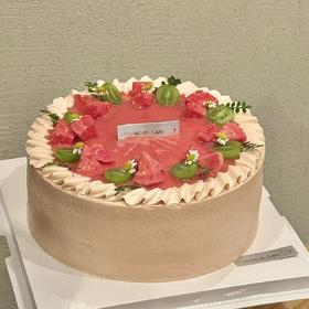 【抹茶芭乐可丽卷蛋糕】氛围感水果蛋糕