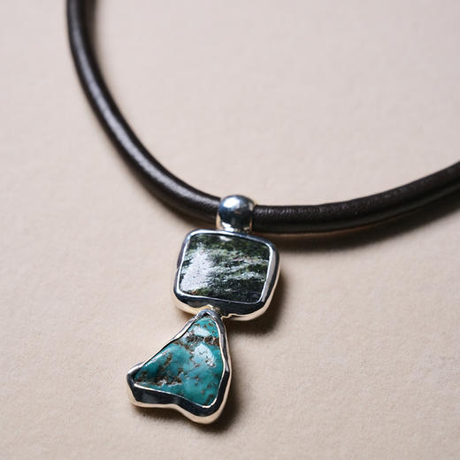 北京仓｜Chan Luu-Totem-图腾 绿松石 吊坠 皮革绳 项链［美国设计师］ 商品图2
