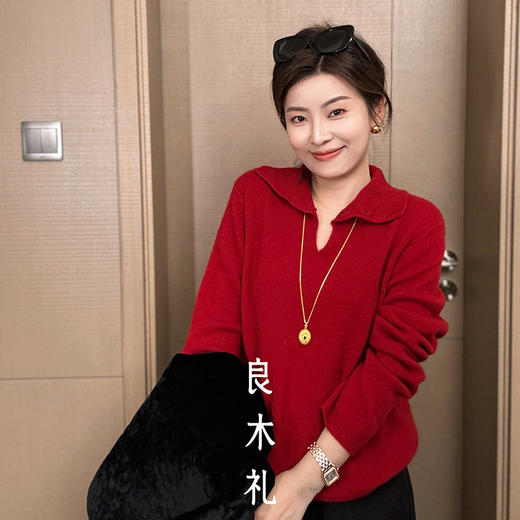 【特价不退换】【预售7天】良木礼山羊绒上衣（D25102355F） 商品图1
