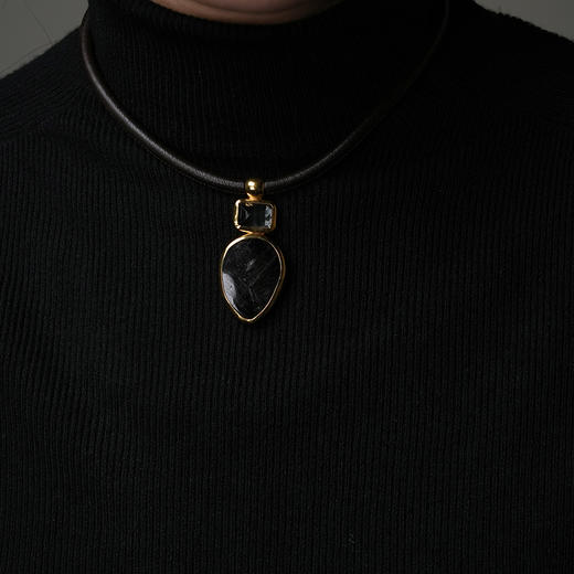 北京仓｜Chan Luu-Totem-图腾 紫苏辉石 吊坠 皮革绳 项链［美国设计师］ 商品图4