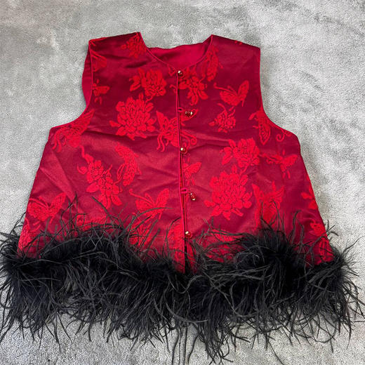 【部分现货】良木礼拼毛马甲（250174） 商品图0