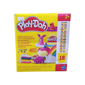 孩之宝 Hasbro 培乐多基础彩泥18罐装HASCG05225C00