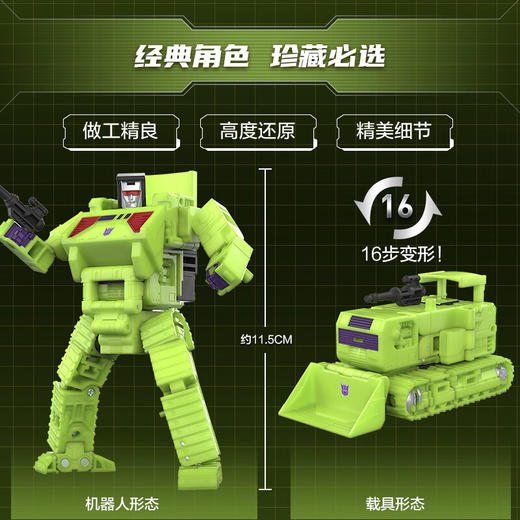 孩之宝 Hasbro 变形金刚工作室系列加强级86 大电影挖地虎之推土机HASCG0568XC00 商品图3