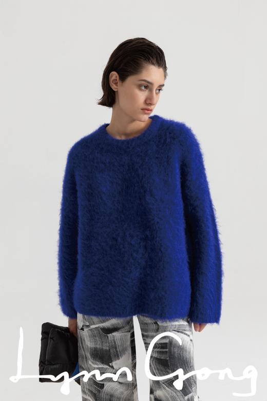 圆领刷毛针织衫 商品图0