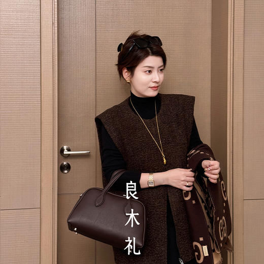 【特价不退换】良木礼绵羊毛桑蚕丝马甲（Q2582130） 商品图5