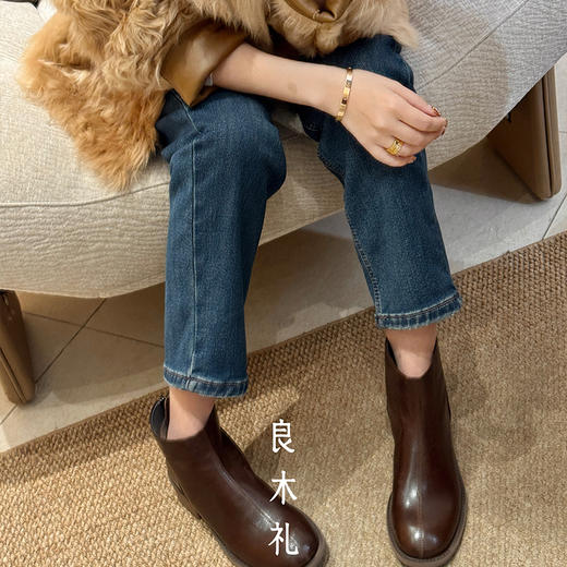 【特价不退不换】【预售7天】良木礼牛皮鞋（D25103455） 商品图2