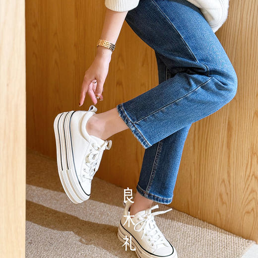 【特价不退不换】【预售7天】良木礼厚底增高鞋（D25103352） 商品图0