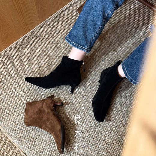 【预售15天，只换不退】良木礼羊京高跟鞋（D25103353） 商品图5