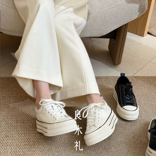 【特价不退不换】【预售7天】良木礼厚底增高鞋（D25103352） 商品图2