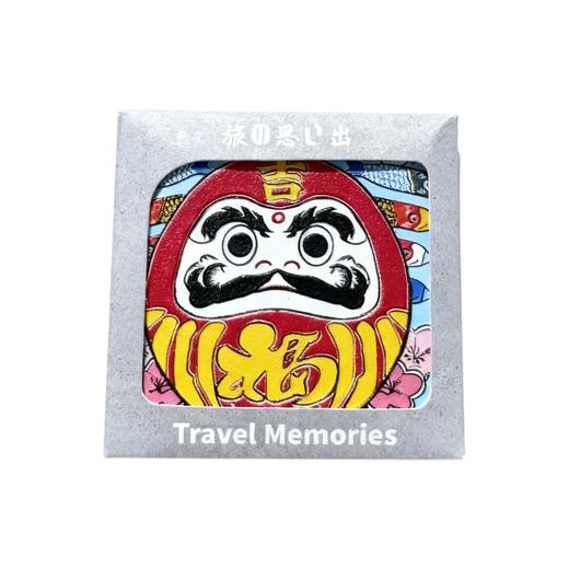 momobox 冰箱贴 旅忆系列 红色达摩 5.8*5.8cm 纪念品 旅行手信 商品图0