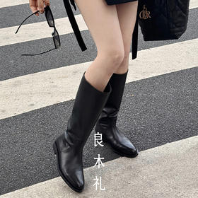 【预售15天，只换不退】良木礼羊皮长靴（D25103368）