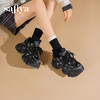 Safiya/索菲娅2025潮流厚底擦色加绒保暖百搭轻便松糕运动老爹鞋SFD4112095 商品缩略图9