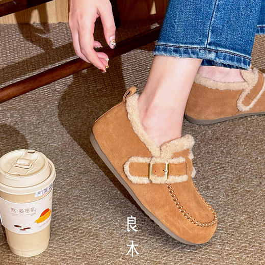 【特价不退不换】【预售7天】良木礼牛反绒皮鞋（D25103456） 商品图3