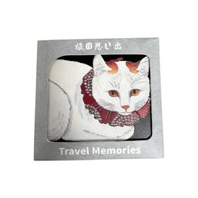 momobox 冰箱贴 旅忆系列  白猫 5.8*5.8cm 纪念品 旅行手信