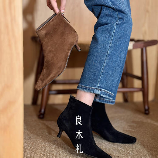 【预售15天，只换不退】良木礼羊京高跟鞋（D25103353） 商品图1