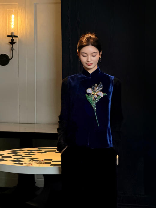 廷前观棠 | 乌鸢马甲 商品图0