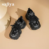 Safiya/索菲娅2025潮流厚底擦色加绒保暖百搭轻便松糕运动老爹鞋SFD4112095 商品缩略图4