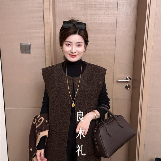 【特价不退换】良木礼绵羊毛桑蚕丝马甲（Q2582130） 商品图3