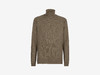 Sease - WHOLE TURTLE NECK - WOMBAT - 男装 - 针织衫 - 浅棕色 商品缩略图0