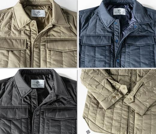 Martine Wester  男款新雪丽衬衣领夹棉外套  11075576 商品图6