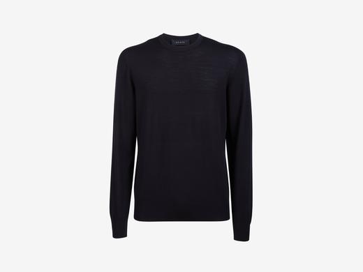 Sease - LASCA T-SHIRT - DARK BLUE - 男装 - 针织衫 - 深蓝色 商品图0