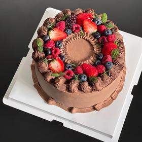 【丝滑梦境】ins风巧克力水果蛋糕