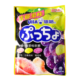 日本 UHA悠哈 普超什锦果味软糖90g