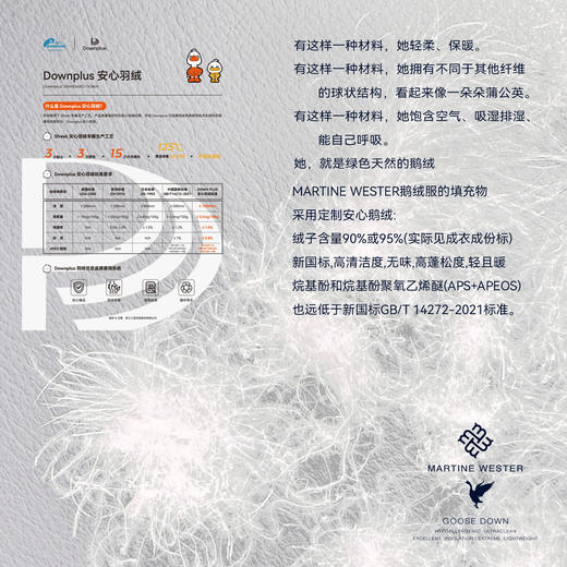 Martine Wester 男款立领鹅绒服 面料采用 MICROFT密可柔高密度面料 11083625 商品图8