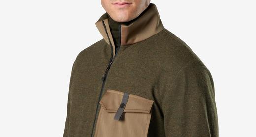 Sease - PILE EXPLORER - MUSK GREEN - 男装 - 夹克 - 麝香绿 商品图3