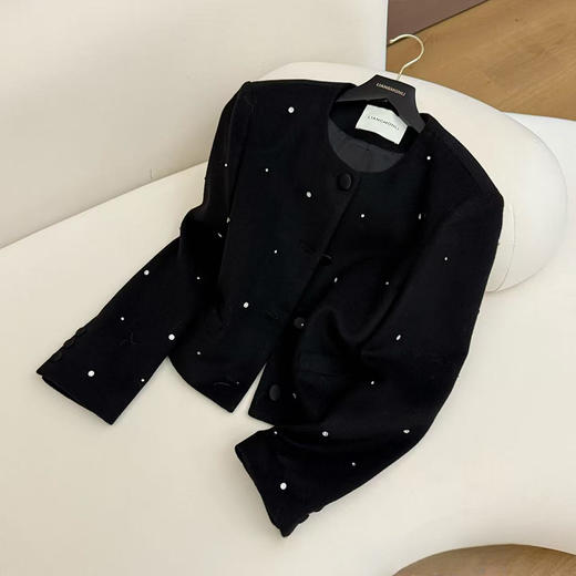 【特价不退换】良木礼小香羊毛外套（Q8113） 商品图0