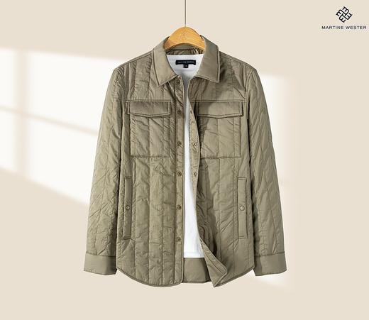 Martine Wester  男款新雪丽衬衣领夹棉外套  11075576 商品图1