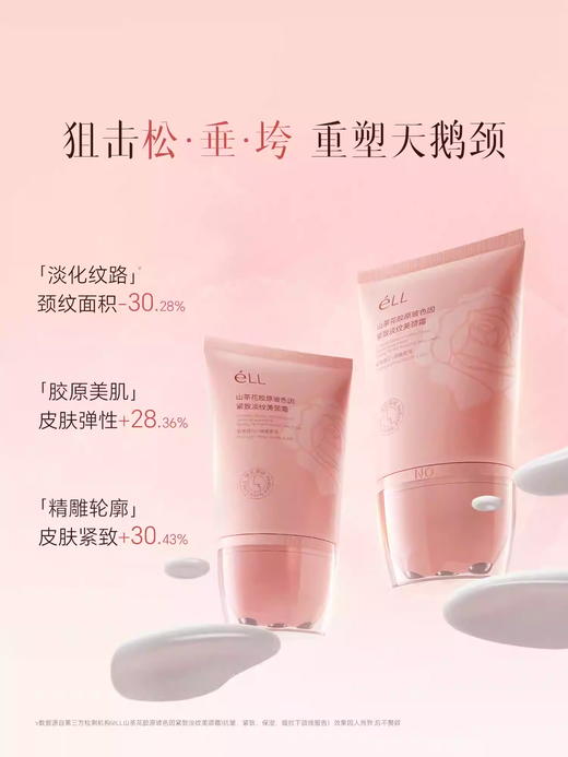 eLL山茶花胶原玻色因紧致淡纹颈霜100g 商品图2