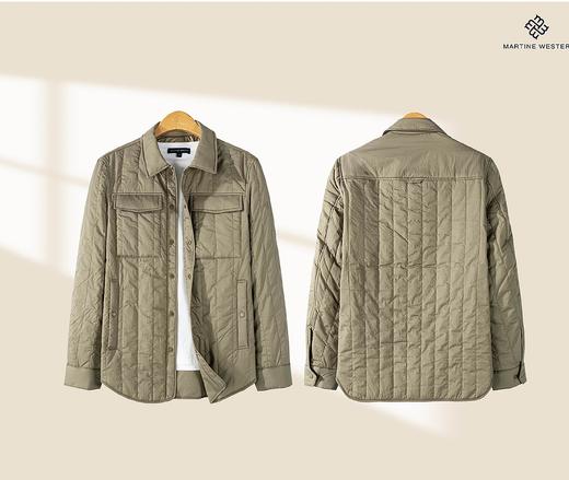 Martine Wester  男款新雪丽衬衣领夹棉外套  11075576 商品图4