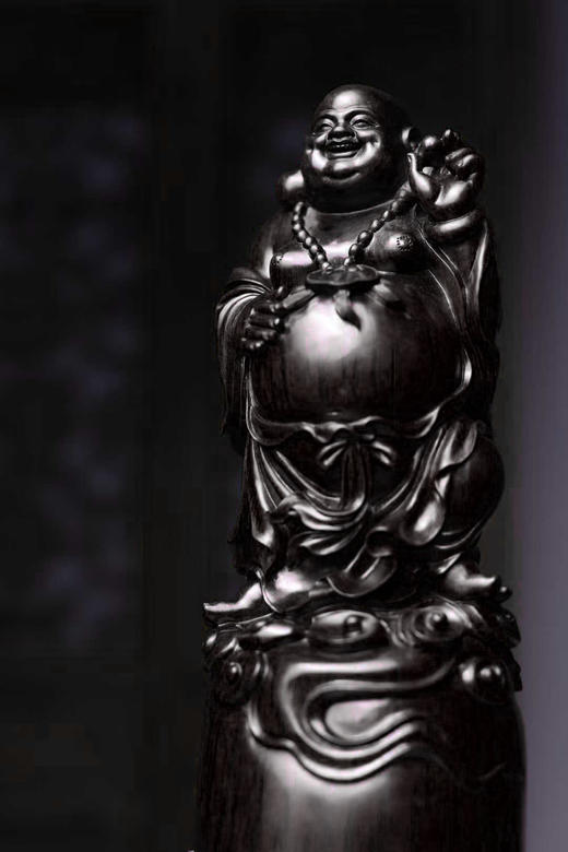 紫檀招财弥勒佛 商品图2