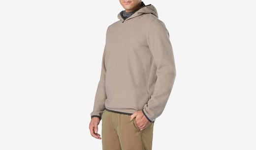 Sease - DRONE HOOD - OYSTER - 男装 - 卫衣 - 棕色 商品图2