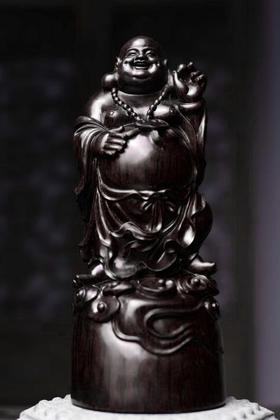 紫檀招财弥勒佛