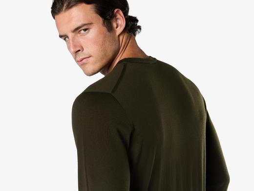 Sease - LASCA T-SHIRT - LINDWORM GREEN - 男装 - 针织衫 - 褐绿 商品图4