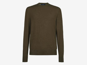 Sease - LASCA T-SHIRT - LINDWORM GREEN - 男装 - 针织衫 - 褐绿