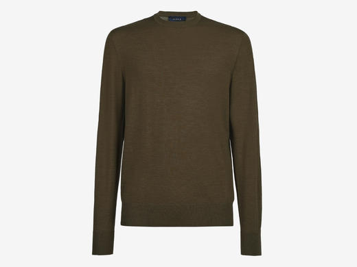 Sease - LASCA T-SHIRT - LINDWORM GREEN - 男装 - 针织衫 - 褐绿 商品图0