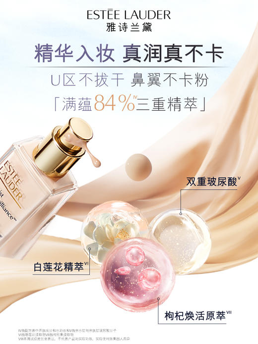 雅诗兰黛 沁水粉底液30mL 干皮救星 保湿持久遮瑕防晒奶油肌 商品图1