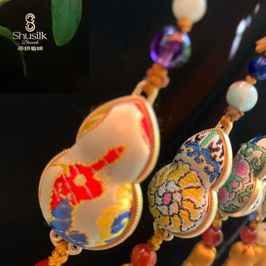 蜀锦创意流苏押襟 商品图3