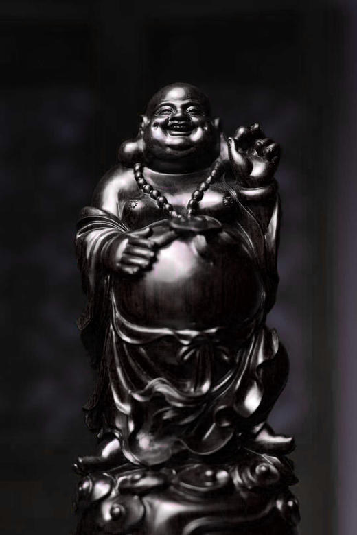 紫檀招财弥勒佛 商品图1