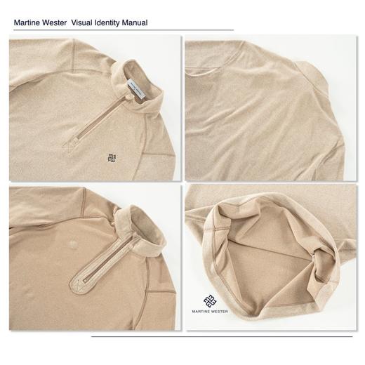 Martine Wester 男款摇粒绒立领半开襟长袖T 11035536 商品图5