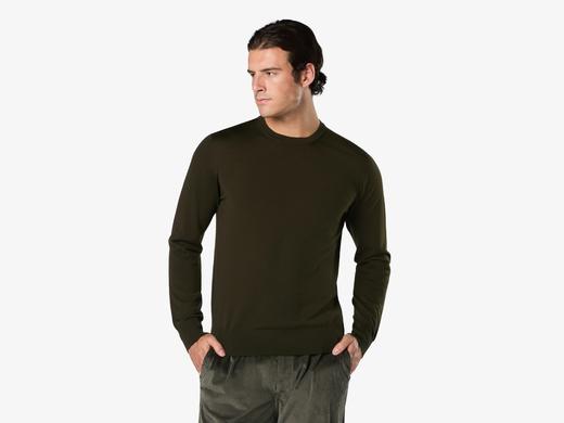 Sease - LASCA T-SHIRT - LINDWORM GREEN - 男装 - 针织衫 - 褐绿 商品图2