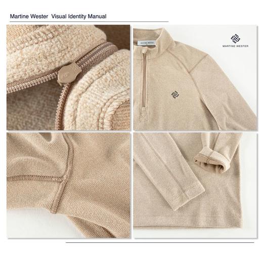 Martine Wester 男款摇粒绒立领半开襟长袖T 11035536 商品图6